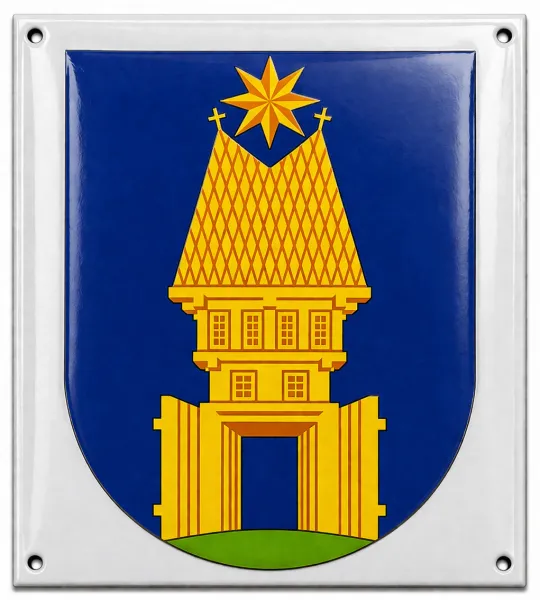 smaltovaná cedule O-znak 8